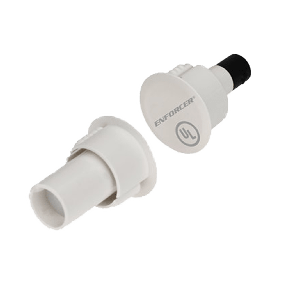 [SM4104TQ/W] Contactos Magnéticos de Montaje Superficial / Ideal Para Puertas y Ventanas de Acero / Terminales Chapados En Oro / SPST (N.O.) / Circuito Cerrado / Imán Neodimio / 1 Brecha / Plástico ABS