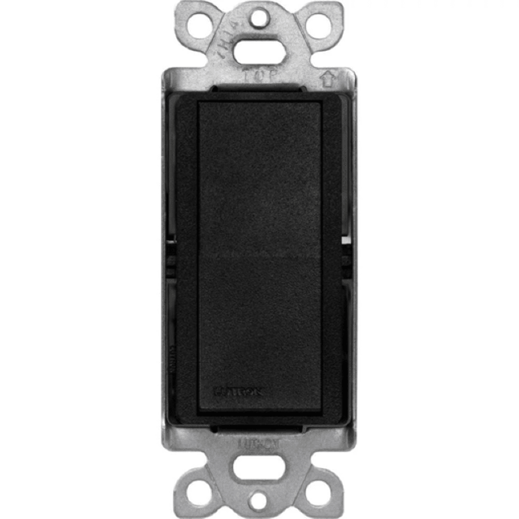 Tomacorriente, receptaculo convencional 120V, 15A, color negro.