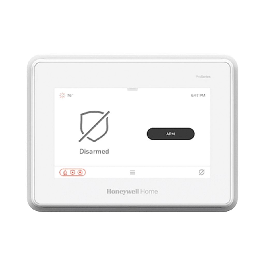 Sistema de Alarma con Pantalla Touch de 7 Compatible con sensores Inalambricos DSC, Bosh, 2GIG,ITI y Serie 5800 agregando el modulo PROTAKEOVR1