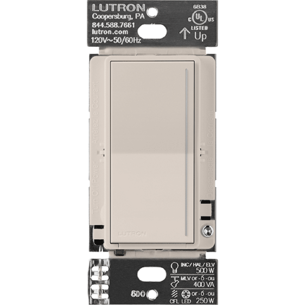 [STRDTP] (RadioRa3) Apagador Sunnata color blanco para linea Radio Ra3, 8A de iluminacion, 5.8A Motor