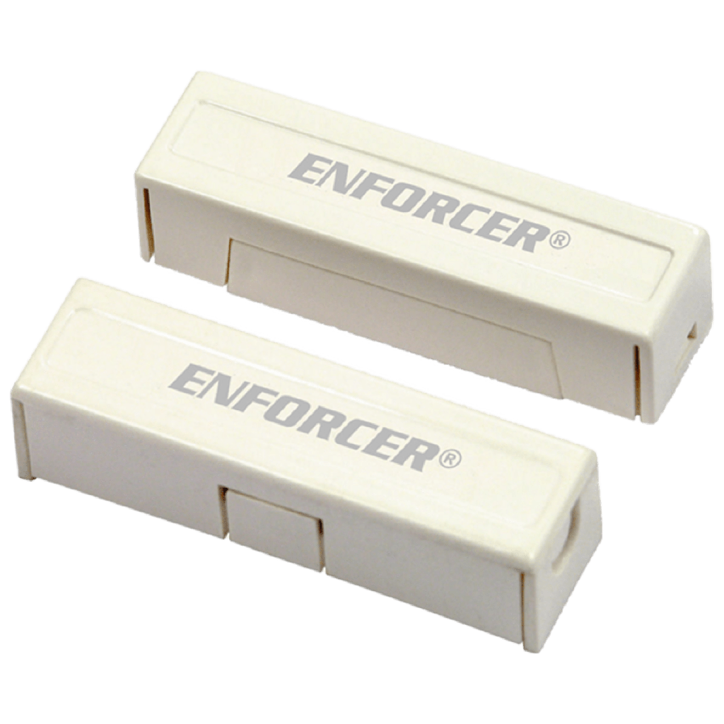 Contactos Magnéticos de Montaje Superficial / Terminales Chapados en Oro / SPST (N.O.) / Circuito Cerrado / Imán Neodimio / 11/4 Brecha / Plástico ABS