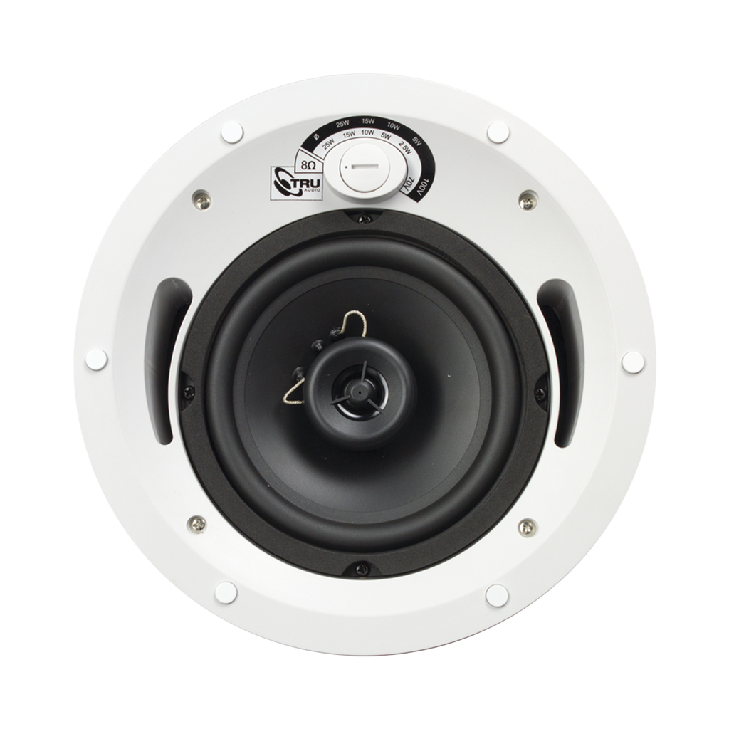 [CL-70V-6UL] CL-70V-6UL Altavoz comercial de 2 vías | 70V /100V | 8 Ohms | montaje en techo | woofer de 6.5 in | 60 Watts |