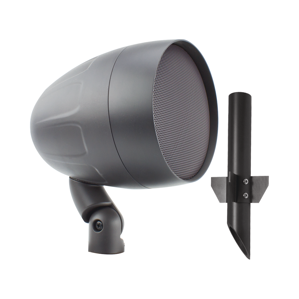 AS-3T exterior | altavoz de 2 vías | Acoustiscape 8in | 64 Watts | 8 ohms| 70V/100V | Switchable | incluye estaca