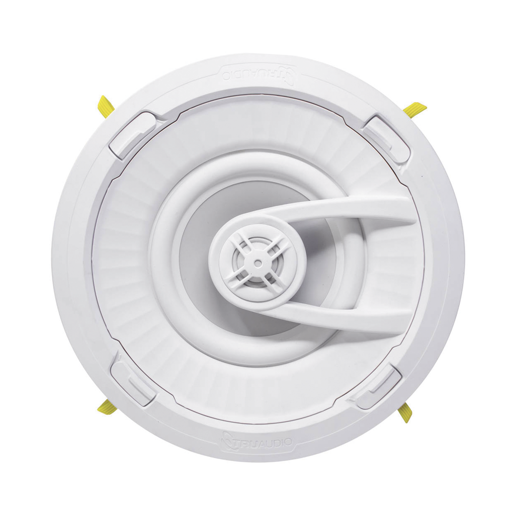Altavoz de 7  | montaje de Techo | Diseño TruGrip | Instalacion Sin Herramientas | Woofer de Polipropileno Blanco con Quick Connect