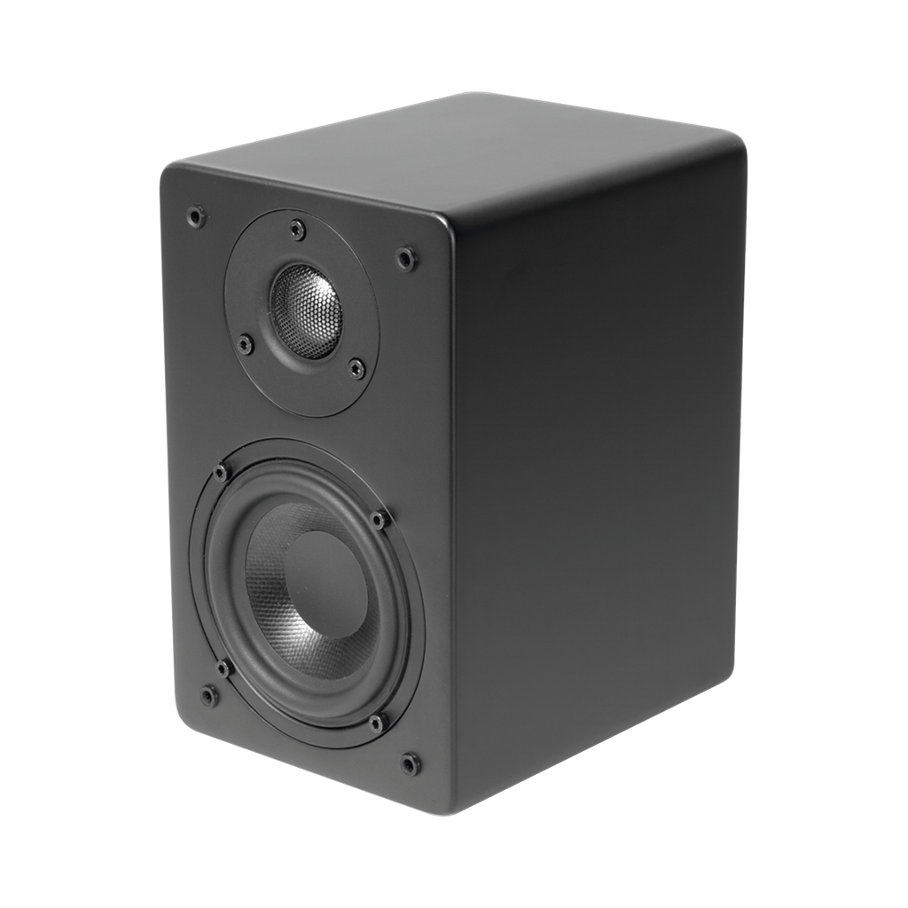 Altavoz de Estantería | Woofer  de 4 | Tweeter de 1 | Acabado negro mate | 40 watts | 8ohms