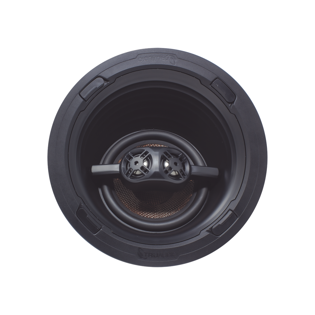 REV Series Altavoz Surround | Angulo para Techo de 3 Vias | Cine en Casa | Woofer 7in de Fibra de Carbono | 2 Tweeter de 1in | Giratorio de Titanio | 175W | 8?