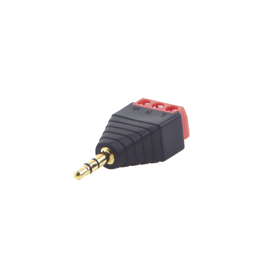 [EP-CON35] Conector de audio de 3.5mm macho a terminal de tornillo de 3 pines