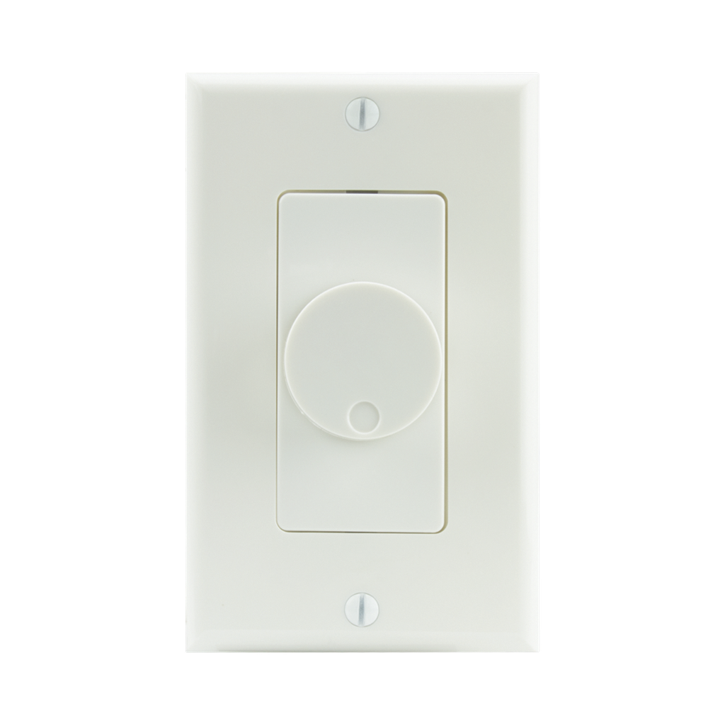 [VCK-100-AIW] VCK-100-AIW Perilla de control de volumen | 100W | igualación de impedancia | placa frontal de estilo decorativo | almendra/marfil/blanco incluida