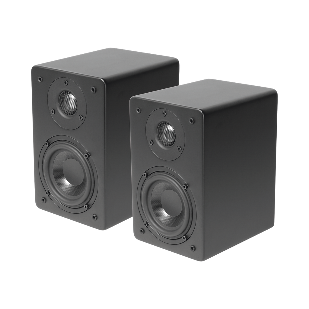 CT4/PAR PAR de Altavoces de Estantería | Woofer  de 4 | Tweeter de 1 | Acabado negro mate | 40 watts | 8ohms