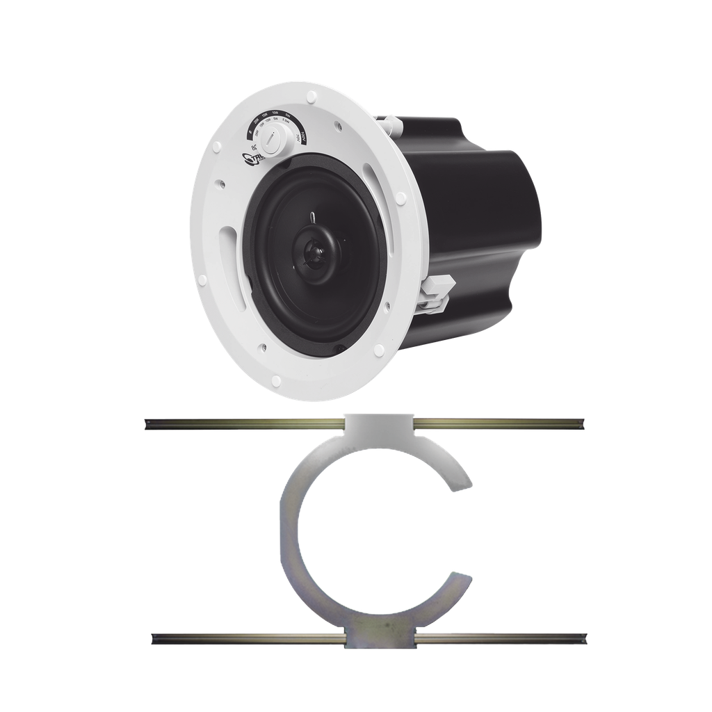 CL70V6UL/S KIT de Bocina de Techo TruAudio de 6.5in CL70V6UL con Soporte de Acero Rígido para Techos Suspendidos
