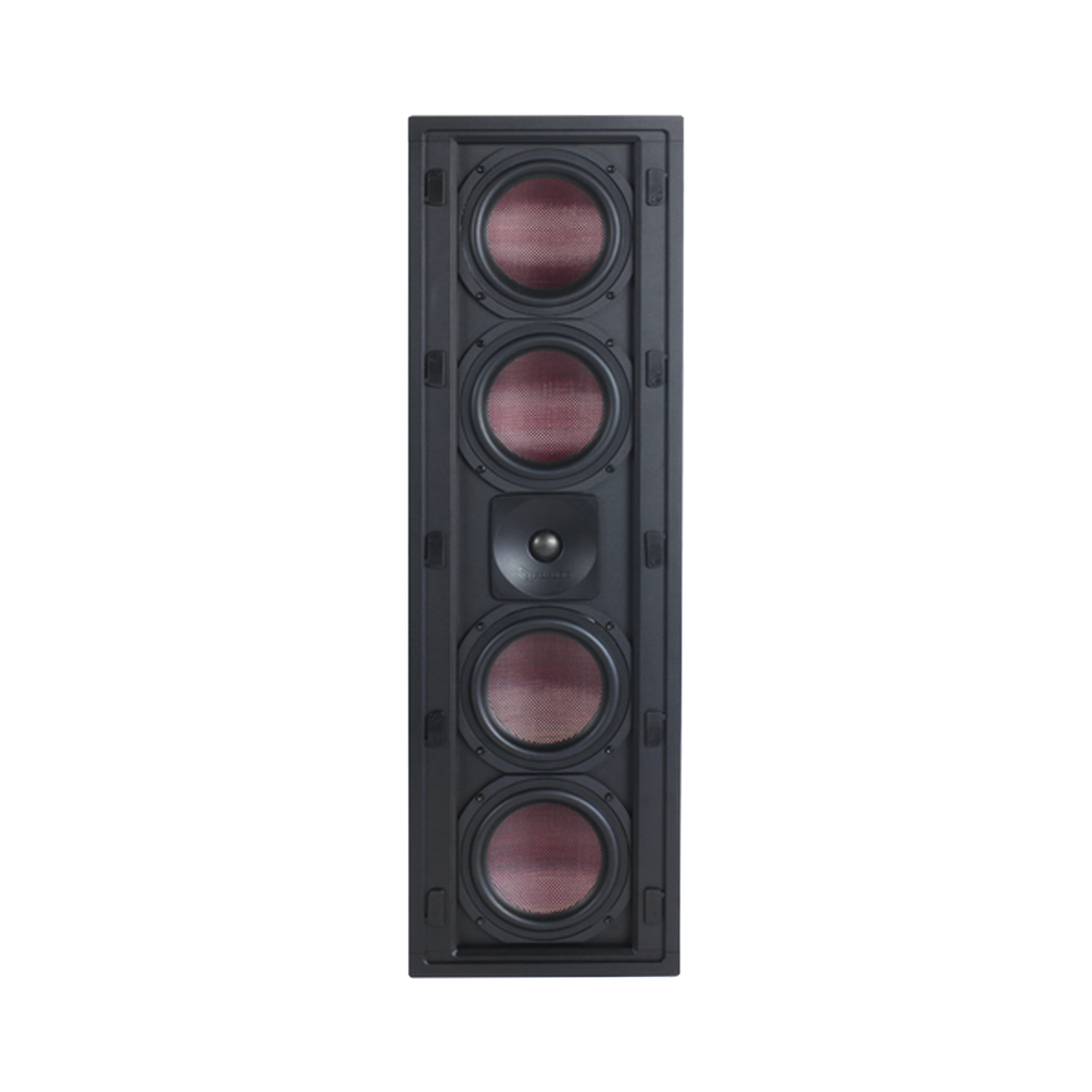 [ELITE-46] BOCINA DE PARED | 4 WOOFERS DE FIBRA DE CARBONO 6.5 | TWEETER DE TITANIO 1 | 250W
