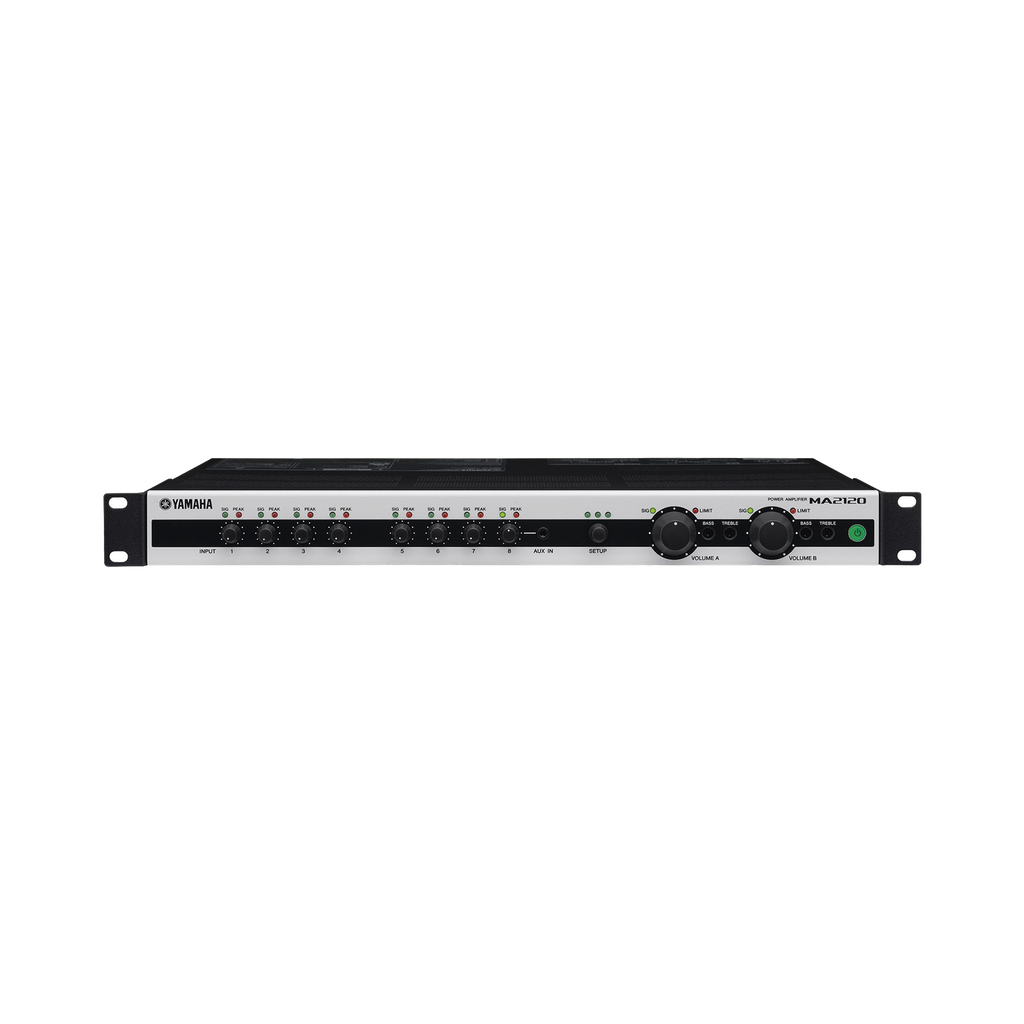 [MA2120] MA2120 Mezclador Amplificador | 2 zonas | 120w a 70/100V | 100w a 8? | DSP Integrado