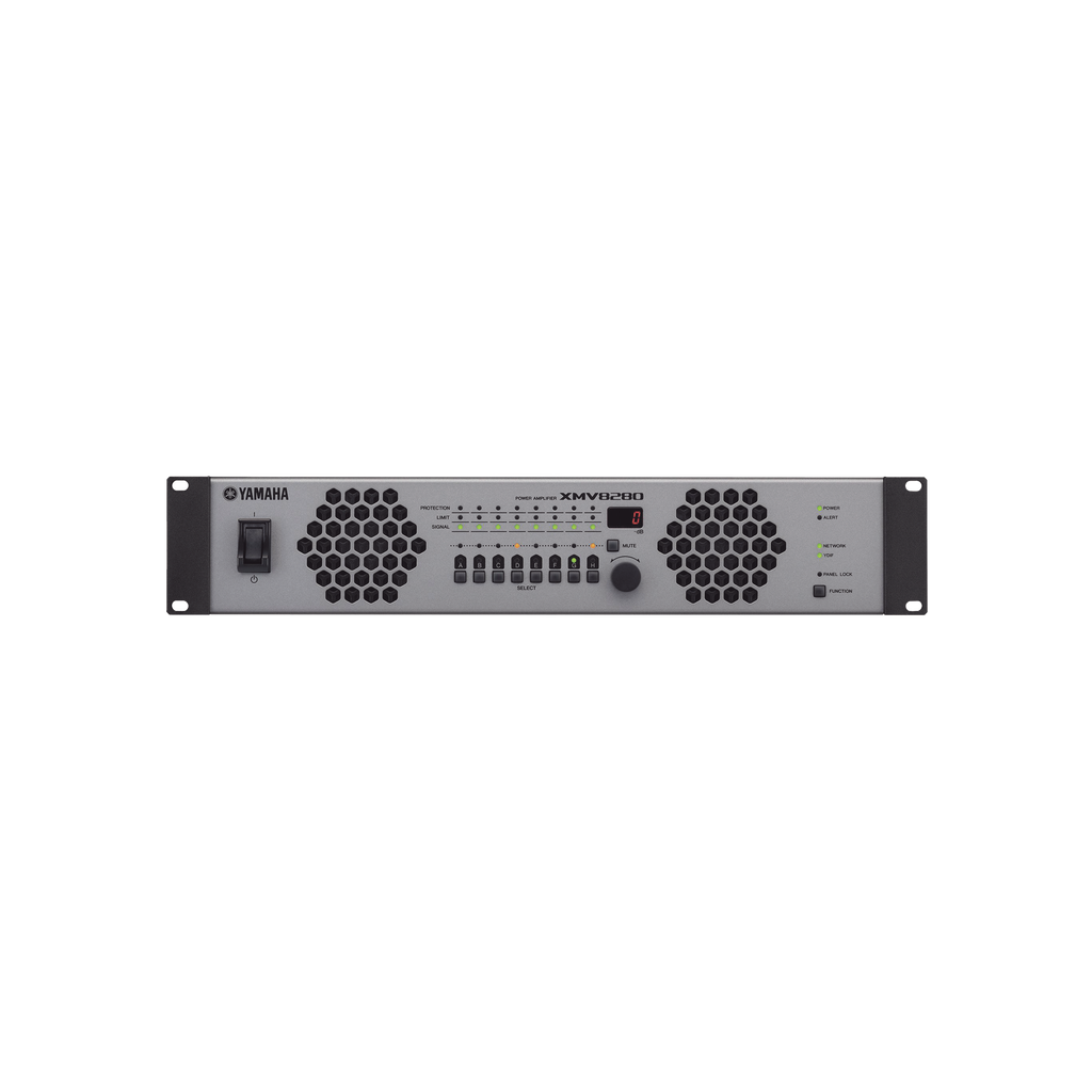 [XMV8280] XMV8280 Amplificador de Audio Multicanal con Conexión Análoga / YDIF | 8 Canales, 280W | 8 OHMS | 70/100V
