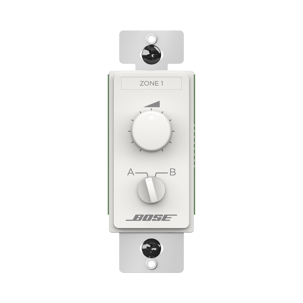 Contolador de Volumen | Selector de fuente 2 pasos | Blanco