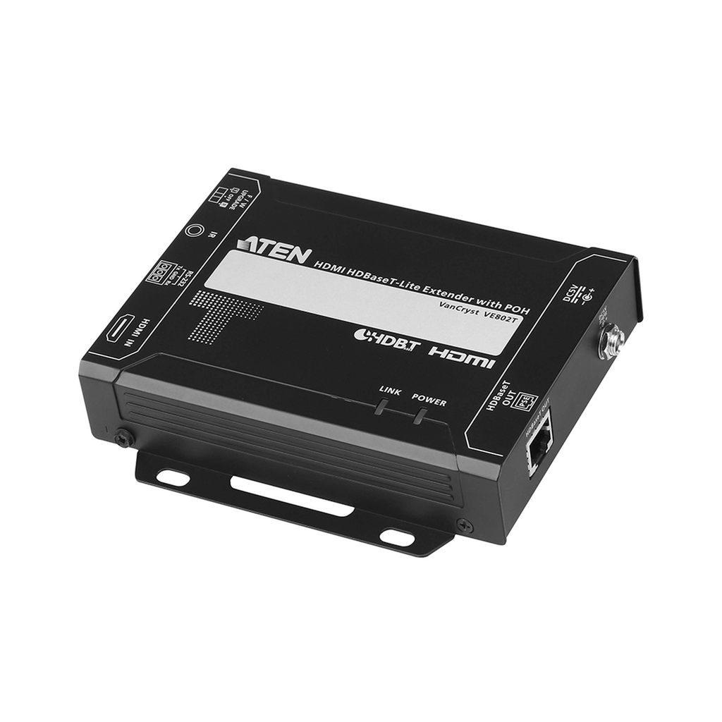 [VE802T] VE802T Transmisor HDBaseT-Lite HDMI |  PoH | 4K a 35 m (Cat 5e/6) / 40 m (Cat 6a/ATEN 2L-2910 Cat6) 1080p a 60 m (Cat 5e/6) / 70 m (Cat 6a/ATEN 2L-2910 Cat6) | HDBaseT Clase B | PoH PSE