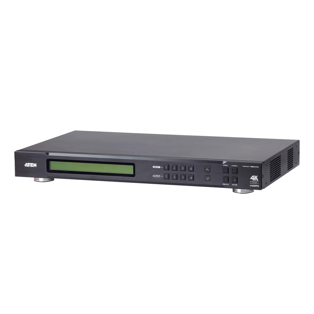 [VM0404HB] VM0404HB Switch Matricial | 4x4 | True 4K |  4096x2160 / 384 x2160 a 60 Hz  | HDR 4:4:4 | HDCP 2.2 | Diferentes Métodos de Control | EDID Expert?