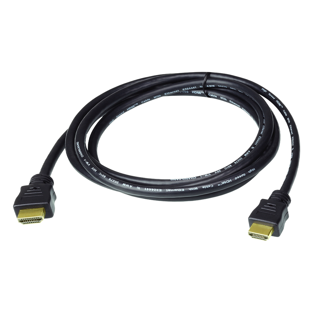 2L-7D02H-1 Cable HDMI True 4K de alta velocidad con Ethernet de 2 m