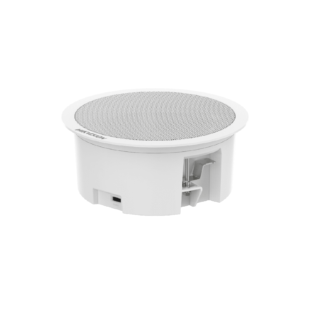[DS-QAZ1203G1-BE] DS-QAZ1203G1-BE Bocina (Altavoz IP) Con Bluetooth | Montaje en Plafón | 3 Watts | No requiere amplificador | PoE+ | Entrada de alarma | Soporta Bocinas secundarias | Voceo en tiempo real | Calendarización de audios | Síntesis de Voz (TTS)