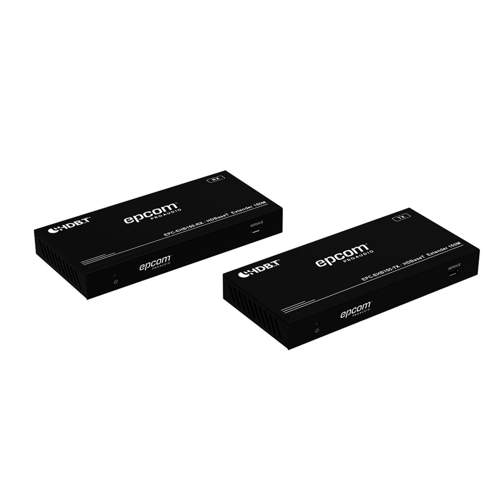 [EPC-EHB150] Kit Extensor HDMI | 4K2K@60HZ | HDR 4:4:4 | HDBaseT | 120/150m | Salida de Audio | HDCP 2.2 | IR Bidireccional