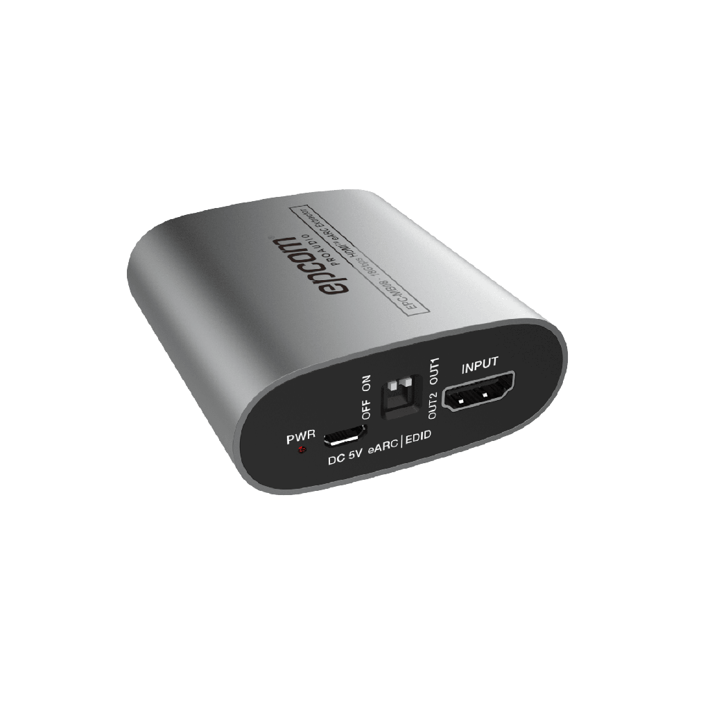 [EPC-MB08] EPC-MB08 Extractor eARC HDMI | 18 Gbps | Audio Digital | Compatibilidad 4K HDR | Diseño Compacto