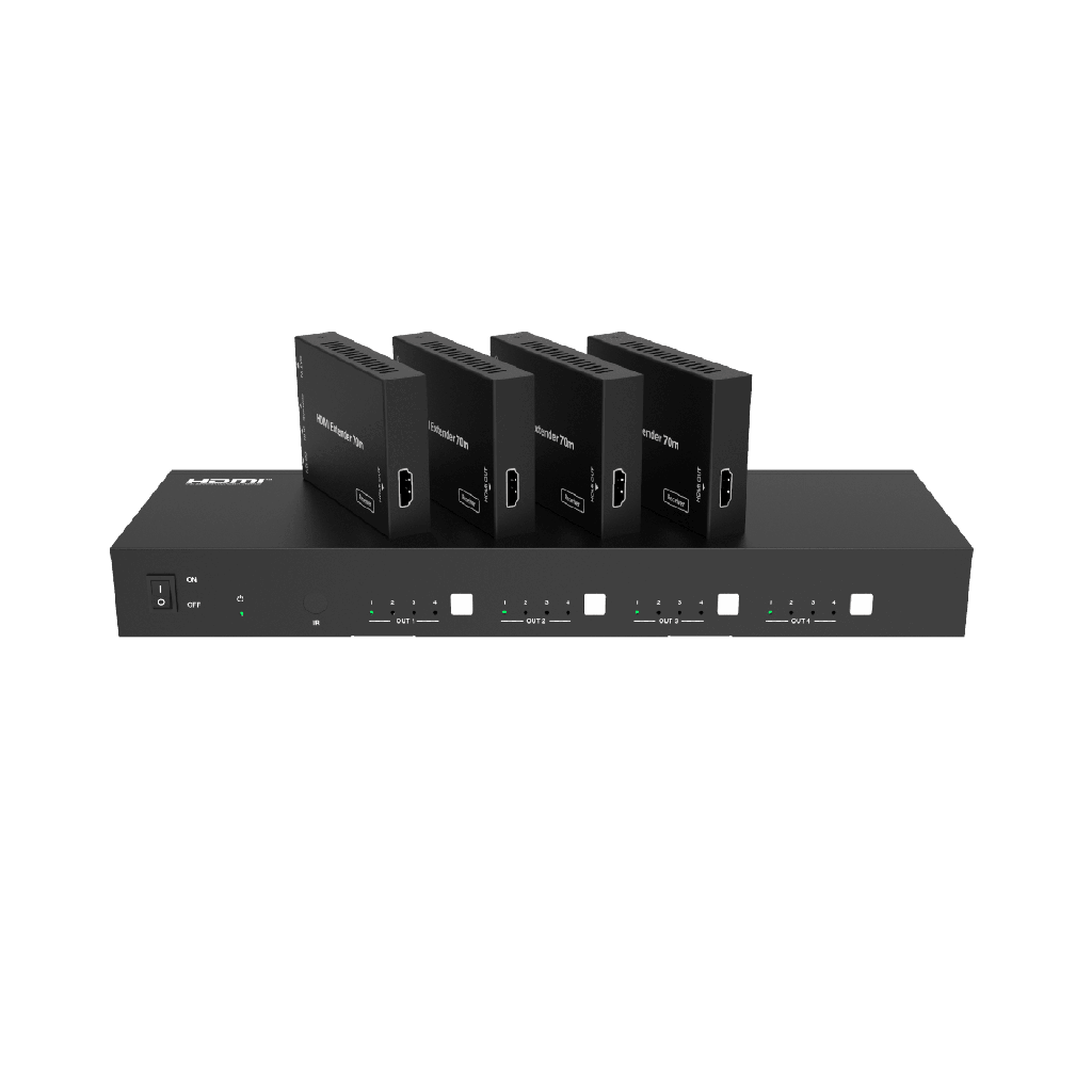 [EPP-MXB44D70M] EPP-MXB44D70M Extensor 4x4 HDMI sobre CAT 70 metros
