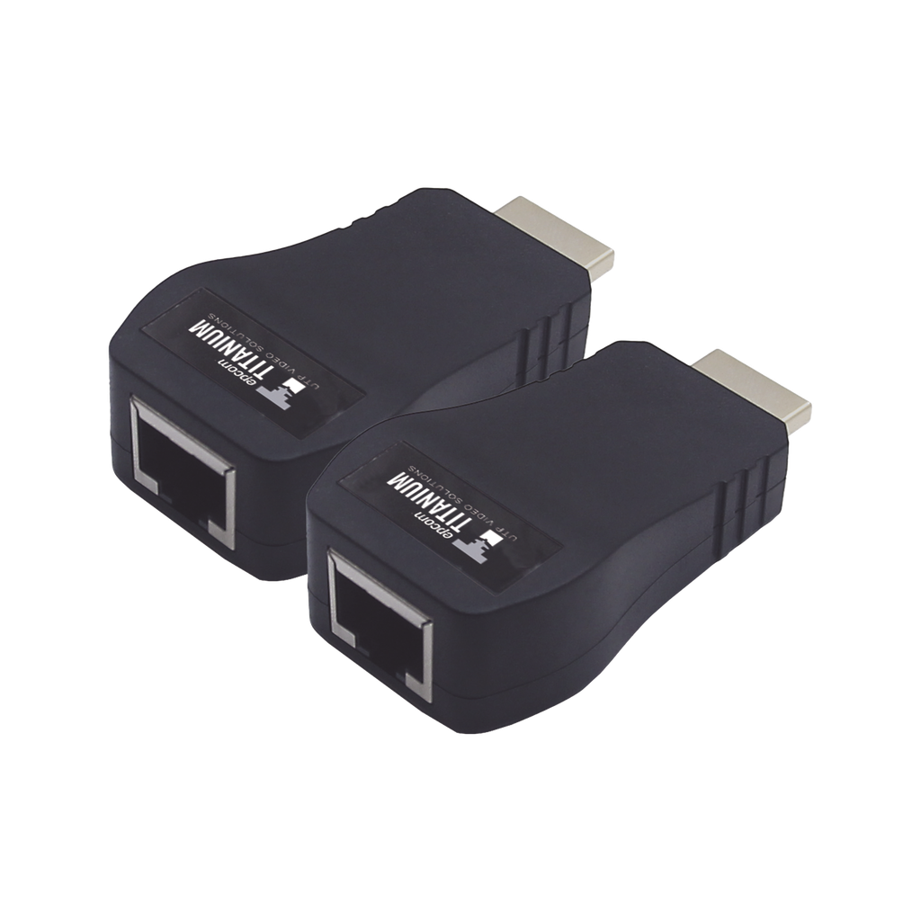 TTHDMI2RJ Kit Extensor 25m convertidor Señal HDMI a UTP (Cat5e/Cat 6)  / Calidad PREMIUM