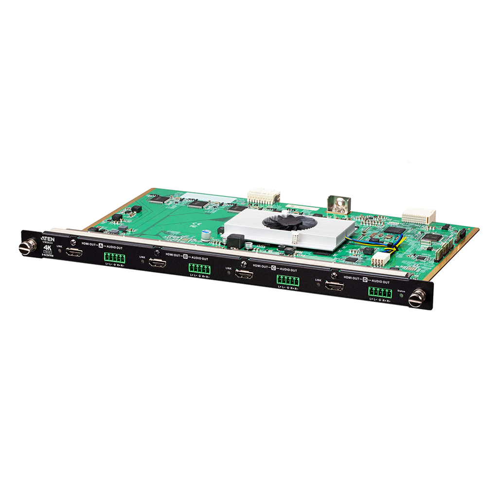 [VM8824] VM8824 Tarjeta de Salida HDMI | 4 Puertos | HDCP 1.4 | EDID Expert | Compatible con Audio | Compatible con VM1600A