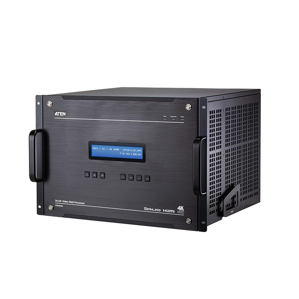 [VW3620] VW3620 36 x 20 Procesador Modular Video Wall | Procesa hasta 36 fuentes de entrada y gestiona hasta 20 monitores | Escalabilidad True 4K@60 con procesamiento de señales 4:4:4