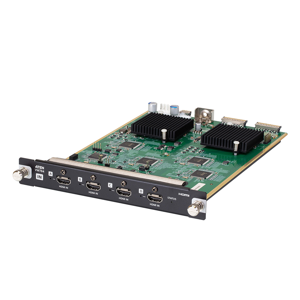 [VW784] VW784 Tarjeta de Entrada HDMI 4K | 4 Puertos | HDCP 2.2 | EDID Expert | Seamless Switch | Compatible con VW3620