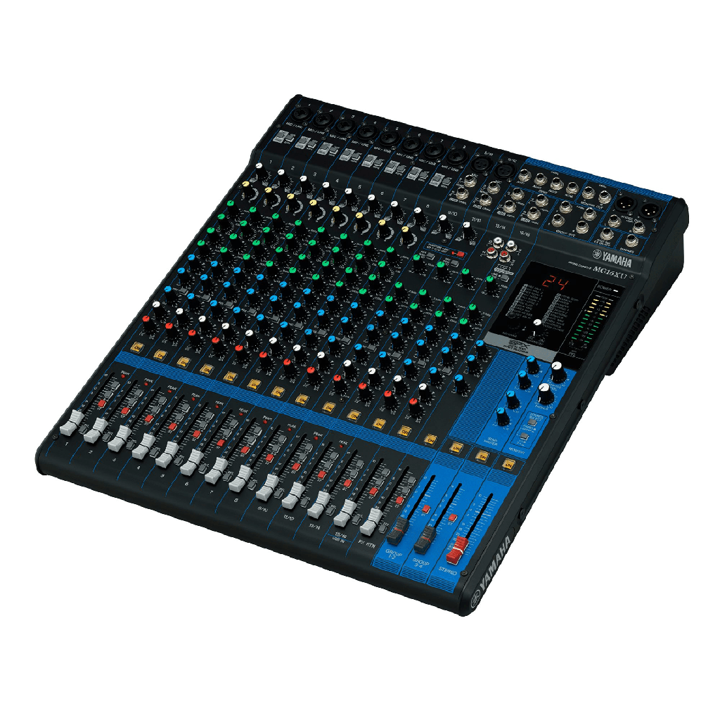 [MG16XU] Mezcladora de Audio | 16 Canales | 10 Entradas de Micrófono | Entradas de Línea | Efectos | Interfaz USB