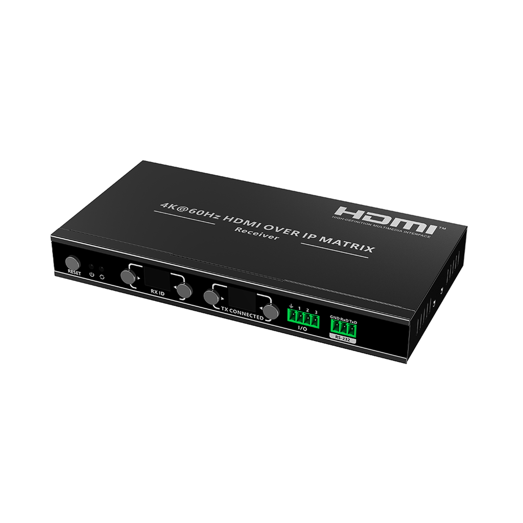 [TTMOIPRX] TTMOIPRX  Receptor | Extensor de matriz HDMI sobre IP IG de 4K60 Hz con videowall