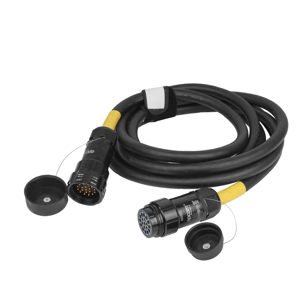 [EP-SOC-10M] MANGUERA DE AC TIPO SOCAPEX CONECTORES MACHO Y HEMBRA | 10 METROS