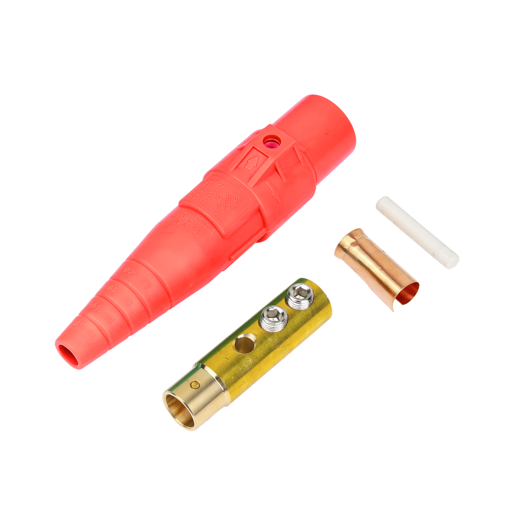 [EPCAMLOCK400AFRED] EPCAMLOCK400AFRED Conector camlock  400 AMPERES HEMBRA COLOR ROJO