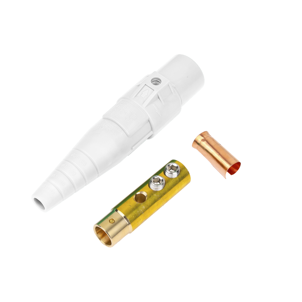 [EPCAMLOCK400AFWHITE] EPCAMLOCK400AFWHITE Conector camlock 400 AMPERES HEMBRA COLOR BLANCO