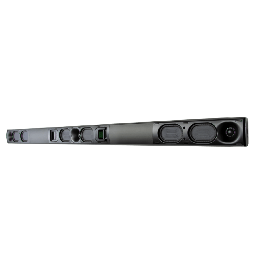 SBADAPTS Soundbar Adapt / Custom Length / TruMount Tecnología / 105W RMS por Canal / Acabado en Acero Pintable / LCR Pasiva