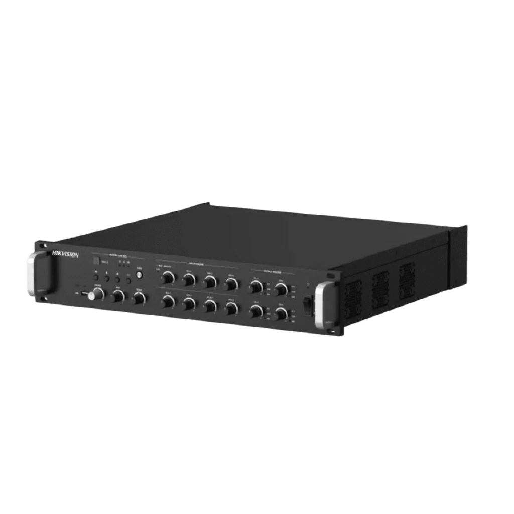 [DS-QAZ1A1000G1-VB4] DS-QAZ1A1000G1-VB4 Amplificador de Red |  4 Zonas de 250W | 100V/70v | Calendarización de eventos | Biblioteca de Materiales de Audio | Entrada de Alarma |