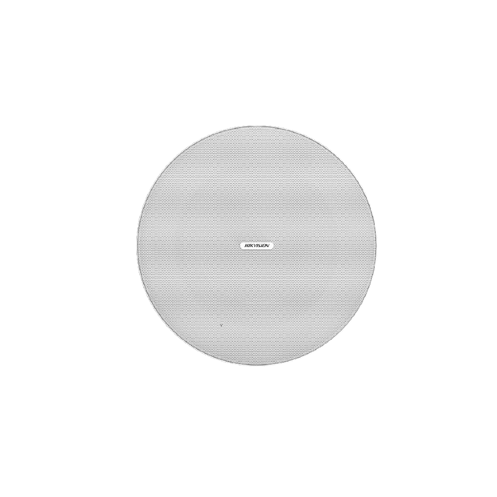 [DS-QAZ1610G1-BE] Altavoz de Techo Sin Marco | Frameless Ceiling Speaker 10W | Tweeter 1.0 pulgadas | Woofer 6.5 pulgadas | PoE | ISAPI, ISUP, SIP |  compatible con Hik-Connect