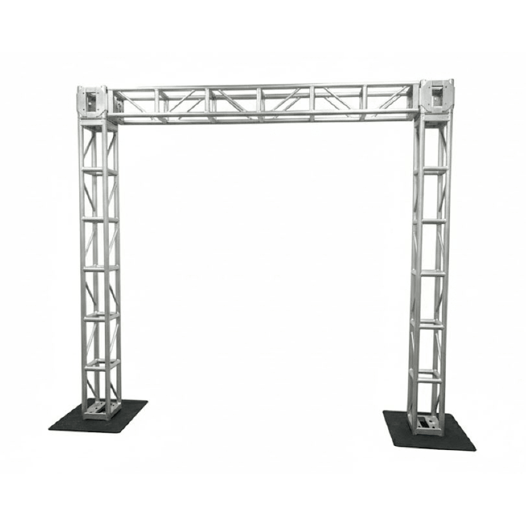 [SH-TRUSS-3X3] PORTERIA DE ALUMINIO DE 3 METROS DE ALTO POR 3 METROS DE LARGO PARA VIDEOWALLS Y LUCES DE ESCENARIO