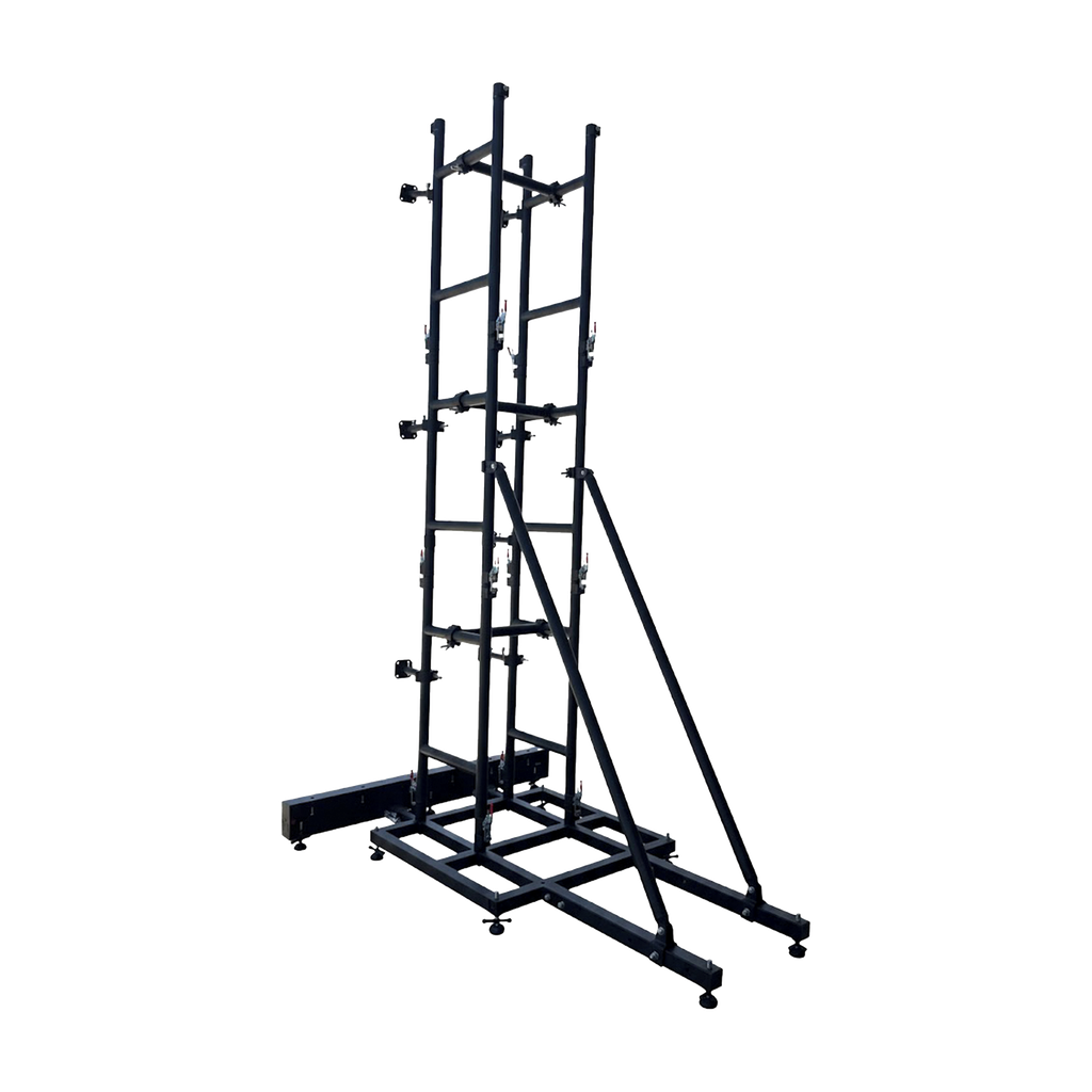 [KMBPPHIK50X50] KMBPPHIK50X50 Kit Montaje Videowall 50x50 cm a Piso | Hasta 5m Altura | Soporte Inclinado | HIKVISION