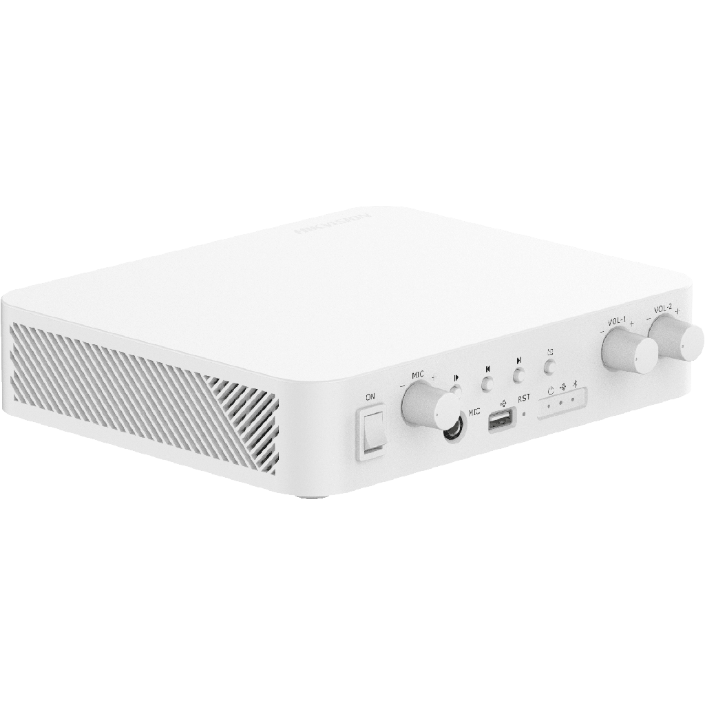[DS-QAE1A80G1-VB(B)] DS-QAE1A80G1-VB(B) Amplificador | Bluetooth | 2 Canales | 40 W por Canal | 100V | Hik-Connect | Una Zona | Musica Ambiental
