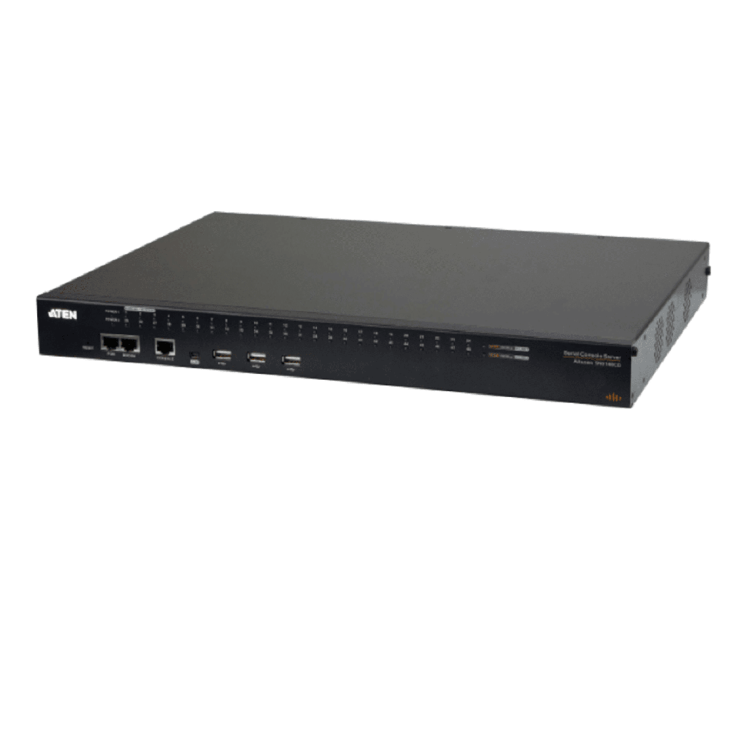 Servidor de Consola Serie 48 Puertos / Acceso Remoto Seguro In-Band y Out-of-Band / Dual Ethernet y Dual Power / Monitoreo Ambiental / FIPS 140-2