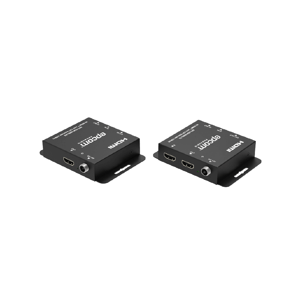 [EPC-ED9100R2] EPC-ED9100R2 Kit Extensor HDMI | 4K30 hasta 100m | Cat6 | Transmisión sin Compresión | Soporta PoC Bidireccional | EDID y Audio 5.1CH