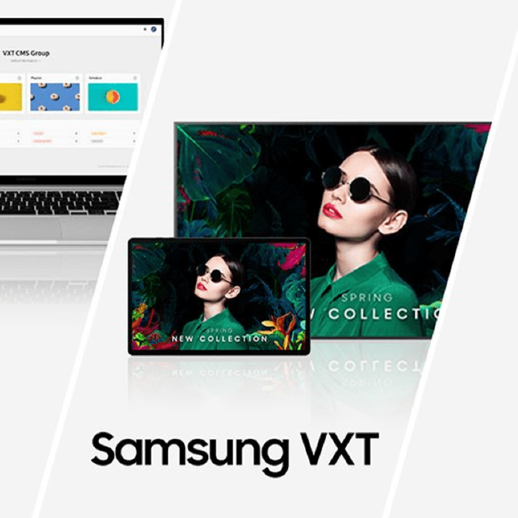 Licencia Anual para 1 pantalla en VXT-P series CMS Samsung Sistema de Visualizacion digital
