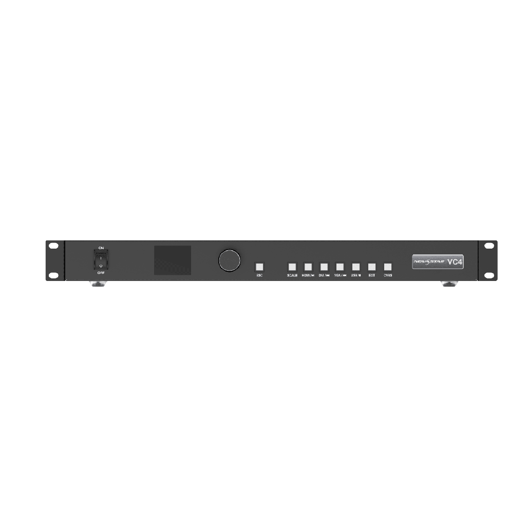 [VC4] VC4 Controlador de Video LED VC4 / 4 Puertos Gigabit Ethernet / Entradas HDMI 1.3, DVI, VGA, CVBS / Salida Máxima 2.6 MP / Compatibilidad con RS232