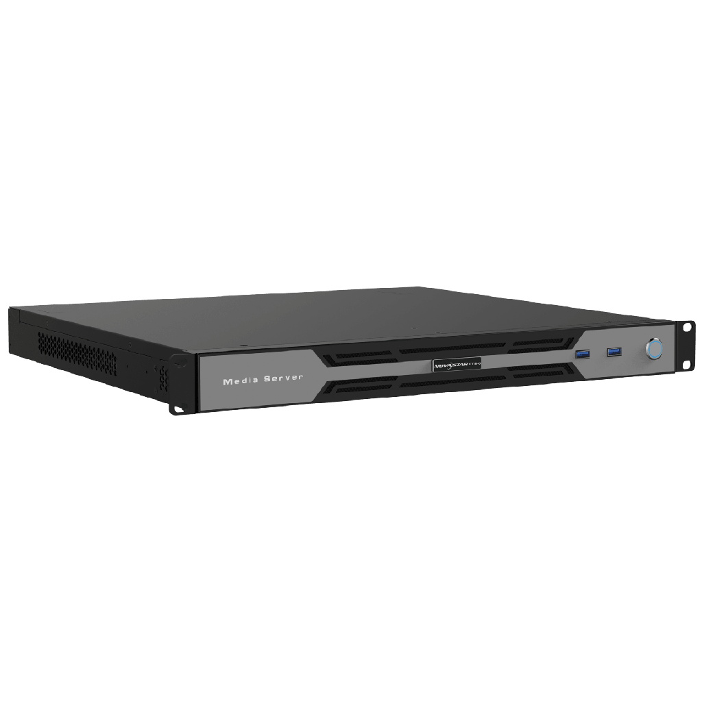 ET1S-G Servidor de Medios ET1S-G / 1x Salida 4K×2K@60Hz / 4x Salidas HDMI 1.3 / 1x Salida DP 1.2 / 16 GB RAM / 250 GB SSD / Windows 10 Enterprise LTSC / Kompass FX1