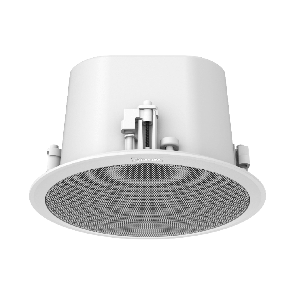 [SPA-C110W] Altavoz IP para instalacion en plafon / 10W / PoE+ / Para integración con sistema Hanwha / SIP, IPv4, HTTP, DNS, NTP, TCP, UDP, ARP.