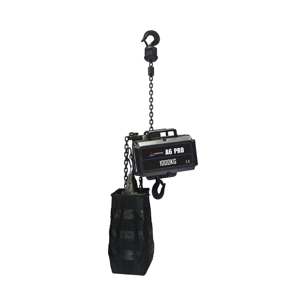POLIPASTO ELECTRICO 220V | PARA IZAJE DE ESTRUCTURAS | 1 TONELADA CON 25 METROS DE CADENA | INCLUYE CASE DE VUELO