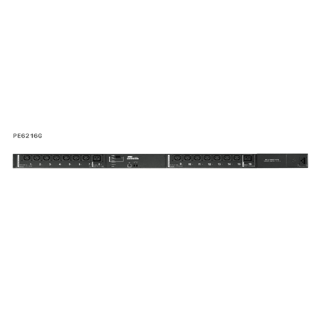 [PE6216G] PDU Inteligente Eco ATEN | 16-24 Salidas AC | Monitoreo Remoto IP | Control Individual por Puerto | Medición Energética en Tiempo Real | Gestión SNMP v1-v2-v3 | Seguridad SSL 128-bit | Sensores Ambientales Opcionales | Montaje Rack 0U