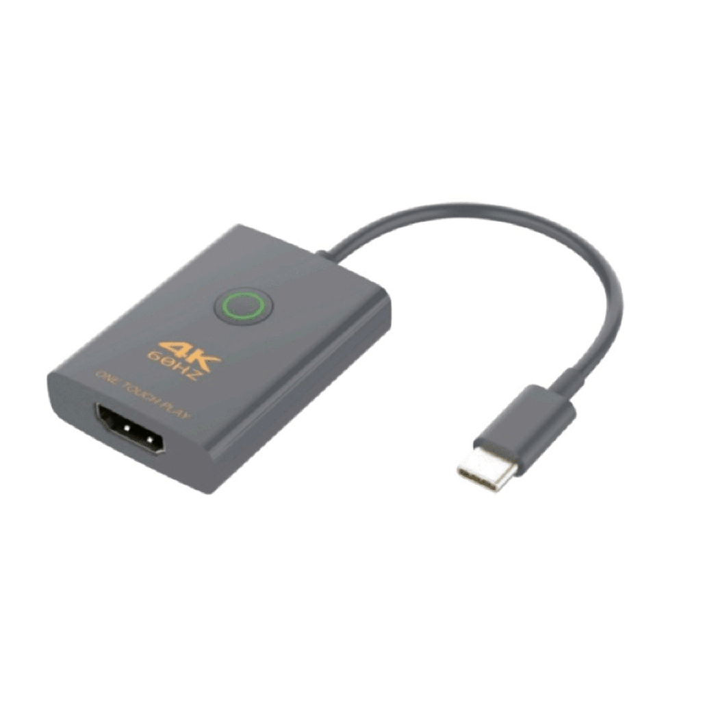 [EPCUCH1] EPCUCH1 Adaptador USB-C a HDMI con Seguridad de Un Clic | Resolución 4K Ultra HD 60Hz | HDMI 2.0b 18 Gbps | DP 1.2a | Silenciamiento de Video Instantáneo | Protección ESD ±8kV | Audio 7.1 Canales | Compatibilidad Universal