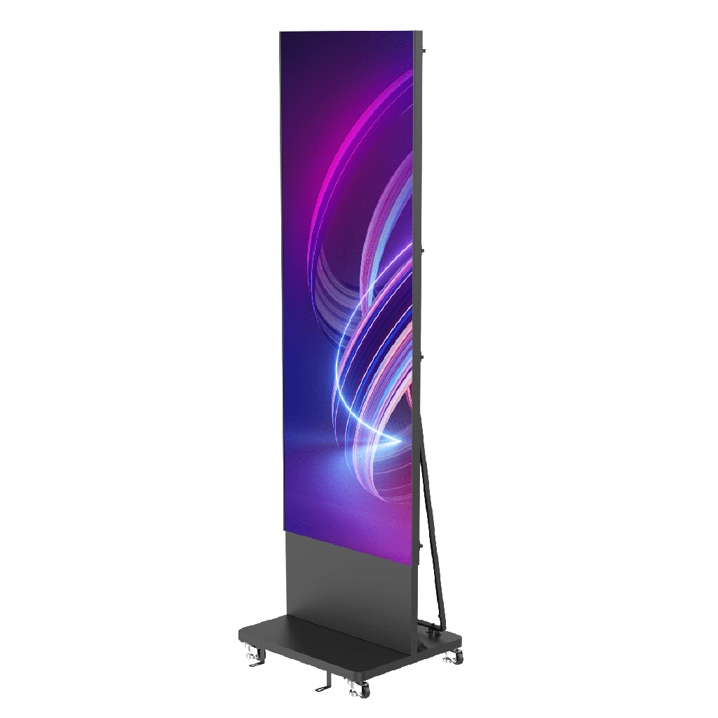 [DS-D4518CH-1FQF] Poster LED de Piso / Pixel Pitch 1.8 mm / Modular (Puede Crecer con Mas Posters) / Case para Transporte / Uso en Interior / Calidad de Video Destacada